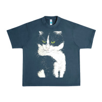 Midnight Navy tuxedo cat t  shirt tuxedo cat t  shirt Urban Heavy Tee - longCreatives