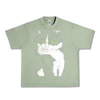 Oil Green tuxedo cat t  shirt tuxedo cat t  shirt Urban Heavy Tee - longCreatives