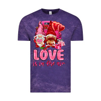 Cloud Purple Love is in the air with gnomies Valentine's Day Vintage Tee - HowdyJamesFarm