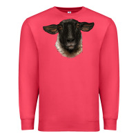 Cardinal suffolk ewe head Premium Sweatshirt - BarkalooDesign