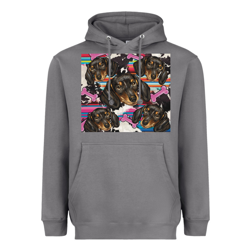 Dachshund Heavyweight Hoodie by BarkalooDesign | Teevron