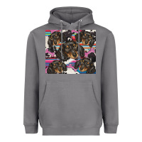 Storm dachshund Heavyweight Hoodie - BarkalooDesign