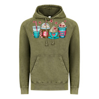 Mom Fuel Coffee Cups Vintage Hoodie | Teevron