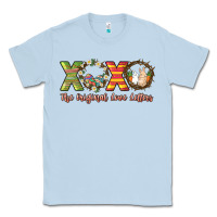 Dusty Blue Xoxo the original love letters Easter Day Classic Tee - HowdyJamesFarm