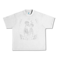 Lunar Rock The Lovers Tarot Card Skeleton Valentines Halloween Occult Urban Heavy Tee - longCreatives