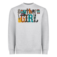Heather Grey southern girl Heavyweight Sweatshirt - RacoonDesign
