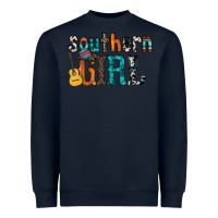 Navy southern girl Heavyweight Sweatshirt - RacoonDesign
