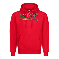 Red autism awareness Zipper Hoodie - Artiststas