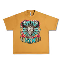 Peanut Butter Mom Bull Skull Mother's Day Urban Heavy Tee - CowGirlArtShop