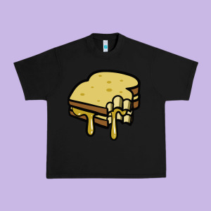Foodie T  Shirt Grilled Cheese Sandwich T  Shirt Urban Heavy Tee Designed By Longcreatives