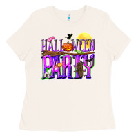 Bone Halloween party Ladies Tee - NancyCooperArtShop