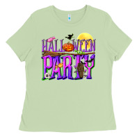Matcha Halloween party Ladies Tee - NancyCooperArtShop