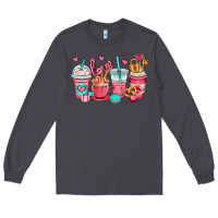 Smoke valentines day coffee cups (1) Long Sleeve Tee - OliviaCreatesArt