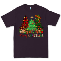 Plum merry christmas trees Premium Tee - NancyCooperArtShop