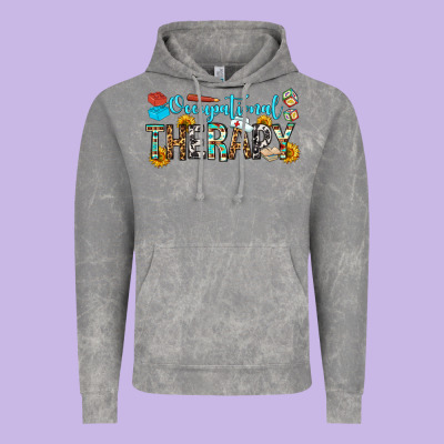 Occupational Therapy Vintage Hoodie Designed By Oliviacreatesart