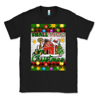 Black Small Town Christmas Classic Tee - Artiststas