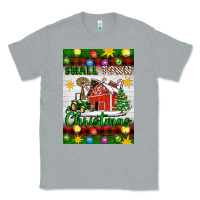 Heather Grey Small Town Christmas Classic Tee - Artiststas