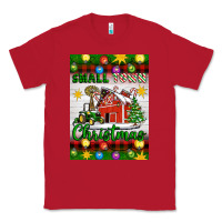 Red Small Town Christmas Classic Tee - Artiststas