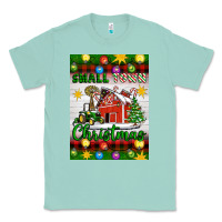 Seafoam Small Town Christmas Classic Tee - Artiststas
