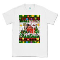White Small Town Christmas Classic Tee - Artiststas