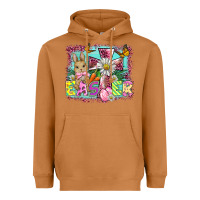 Meerkat easter cross background Heavyweight Hoodie - BarkalooDesign
