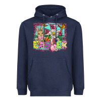 Navy easter cross background Heavyweight Hoodie - BarkalooDesign