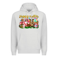 Dove Grey Happy Easter Animal Car Premium Hoodie - CowhideDigitalArt