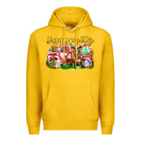 Lemon Happy Easter Animal Car Premium Hoodie - CowhideDigitalArt
