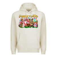 Oatmeal Heather Happy Easter Animal Car Premium Hoodie - CowhideDigitalArt