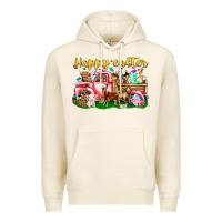 Tofu Happy Easter Animal Car Premium Hoodie - CowhideDigitalArt
