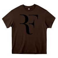 Chocolate Brown federer rf Heavy Core Tee - longCreatives