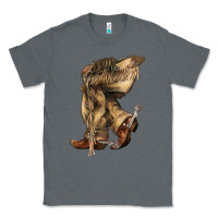 Charcoal Heather Cowboy boots western Classic Tee - HowdyJamesFarm