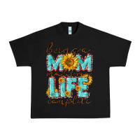 Black Being a Mom makes my life complete Mother's Day Urban Heavy Tee - CowGirlArtShop