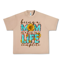 Burro Being a Mom makes my life complete Mother's Day Urban Heavy Tee - CowGirlArtShop