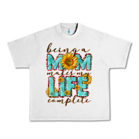 Lunar Rock Being a Mom makes my life complete Mother's Day Urban Heavy Tee - CowGirlArtShop