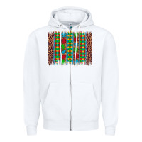 White autism awareness leopard puzzle brush stroke Zipper Hoodie - Artiststas