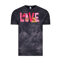 Cloud Black Love with gnome Valentine's Day Vintage Tee - HowdyJamesFarm