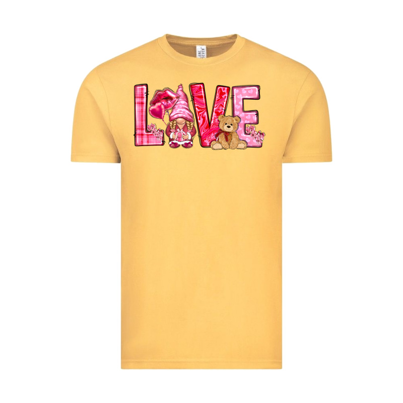Love With Gnome Valentine's Day Vintage Tee by HowdyJamesFarm | Teevron
