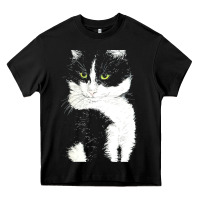 Black tuxedo cat t  shirt tuxedo cat t  shirt Heavy Core Tee - longCreatives