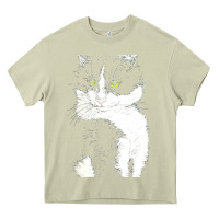 Mossy tuxedo cat t  shirt tuxedo cat t  shirt Heavy Core Tee - longCreatives