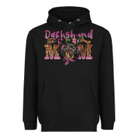 Black dachshund mom Heavyweight Hoodie - BarkalooDesign