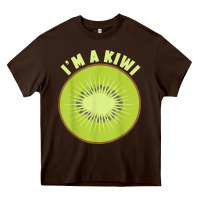 Chocolate Brown I_m A Kiwi Halloween Costumes Gifts Men Women Kids Heavy Core Tee - longCreatives