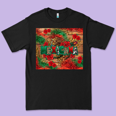 Mexicana Premium Tee Designed By Texasbilliewilder