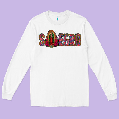 Suegro Our Lady Of Guadalupe Long Sleeve Tee Designed By Jasminsmagicworld