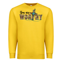 Lemon you are worthy cross Premium Sweatshirt - BarkalooDesign