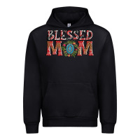 Black blessed mom christmas Urban Hoodie - AdoDesignShop
