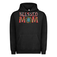 Pigment Black blessed mom christmas Urban Hoodie - AdoDesignShop