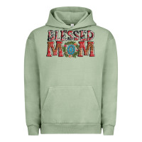 Pigment Oil Green blessed mom christmas Urban Hoodie - AdoDesignShop