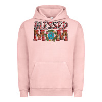 Pigment Salmon blessed mom christmas Urban Hoodie - AdoDesignShop