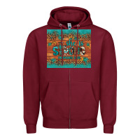 Burgundy she is strong gemstone sunflower leopard Zipper Hoodie - Artiststas